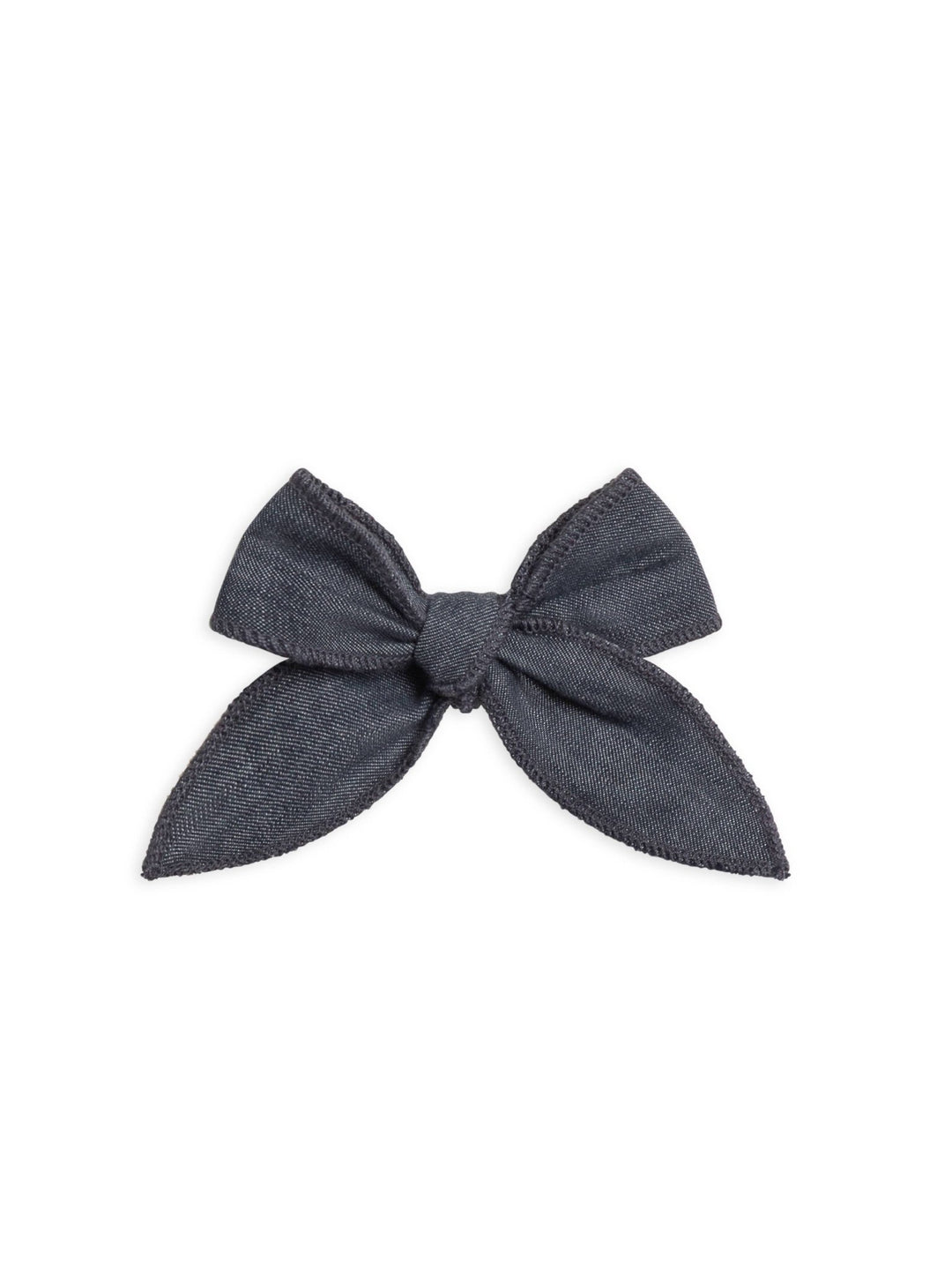 Chambray Bow Clip - Echo Market