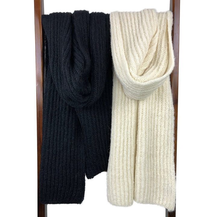 Chunky Knit Alpaca Scarf - Echo Market