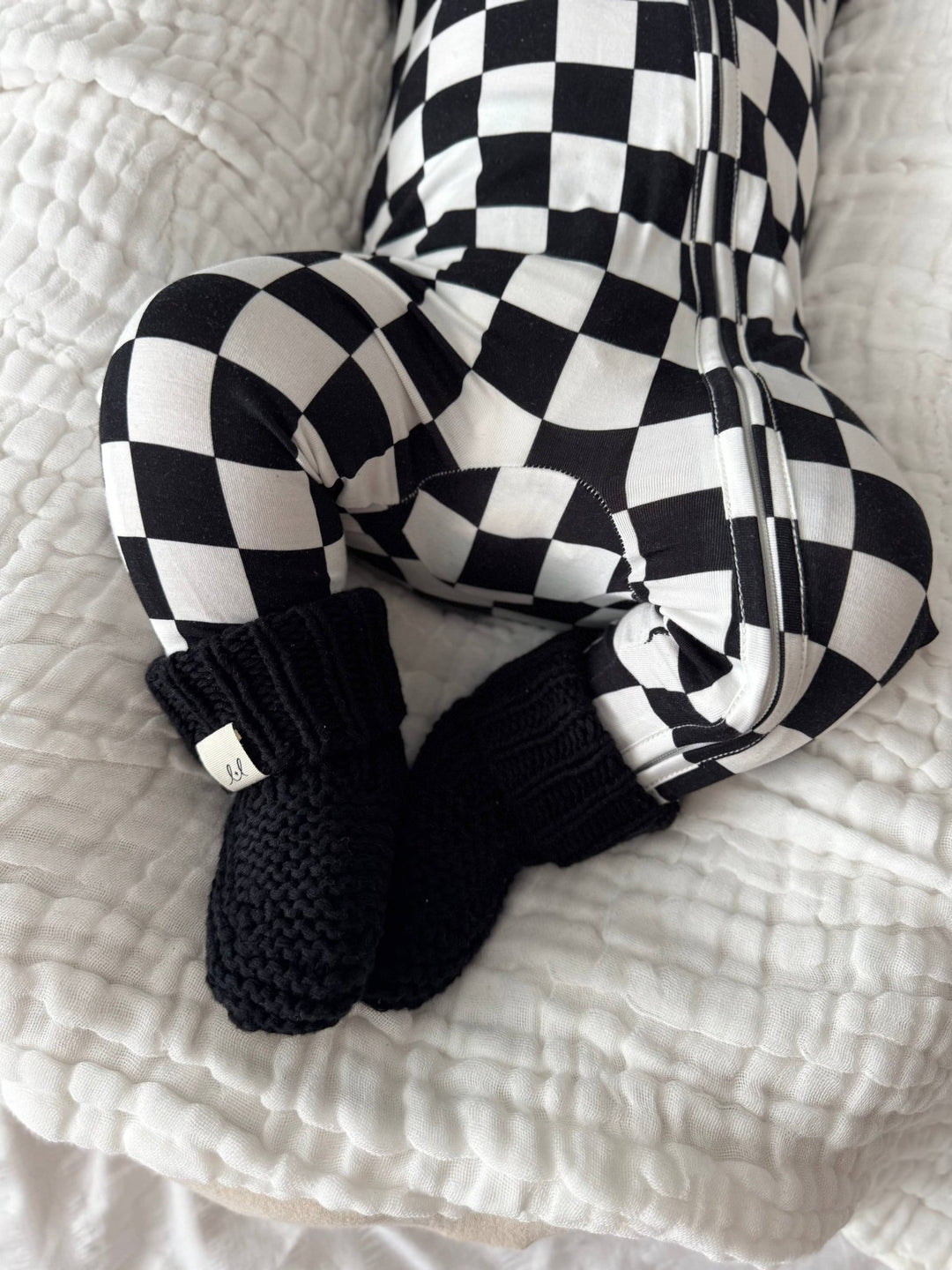 Chunky Knit Booties | Midnight - Echo Market