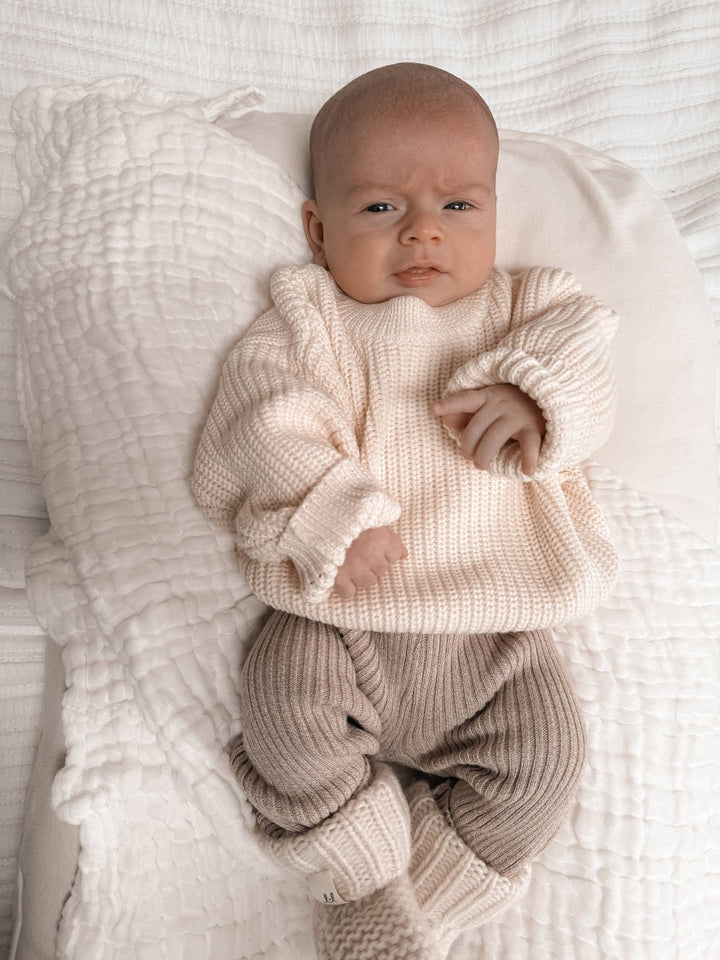 Chunky Knit Sweater | Cream - Echo Market