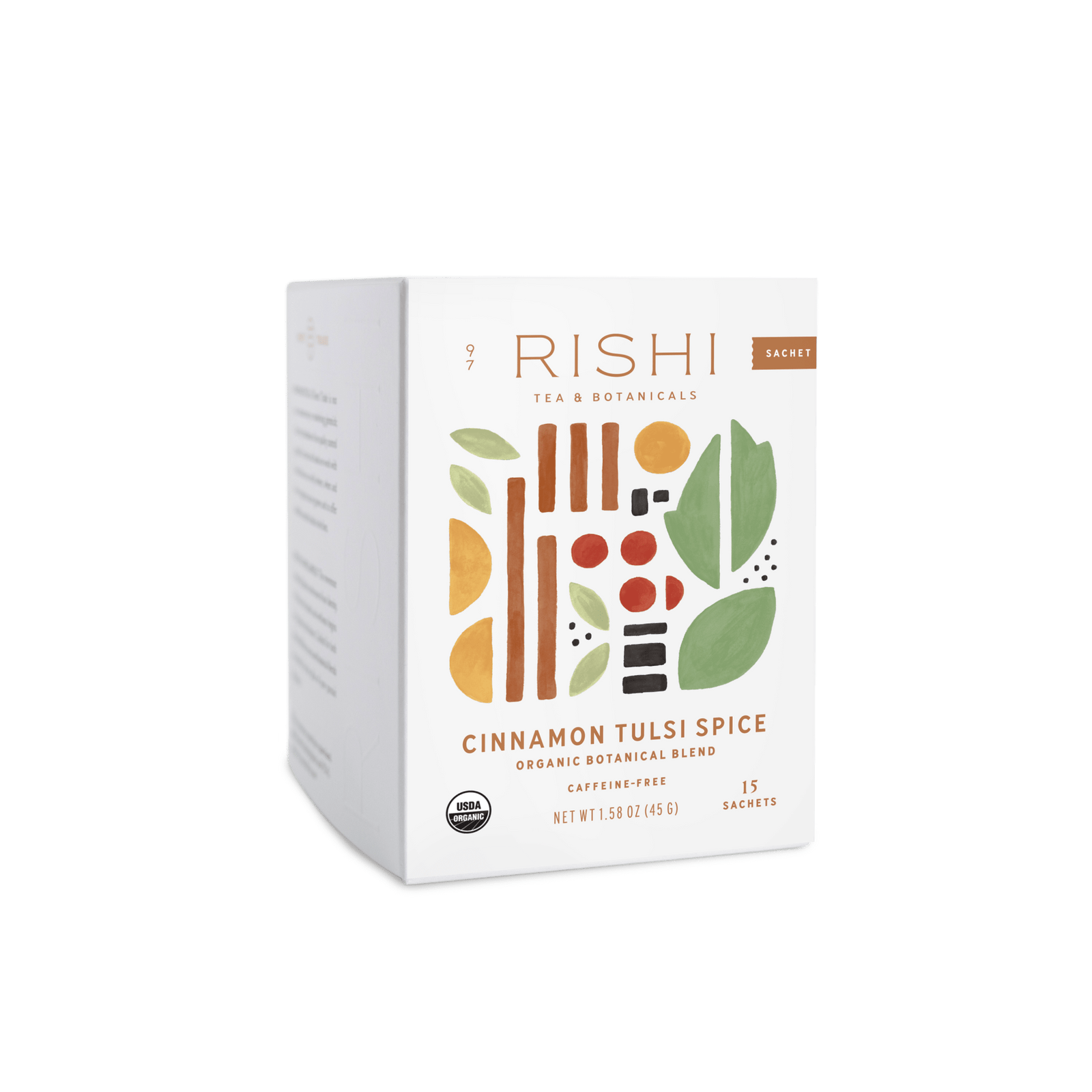 Cinnamon Tulsi Spice Organic Herbal Tea Sachets - Echo Market