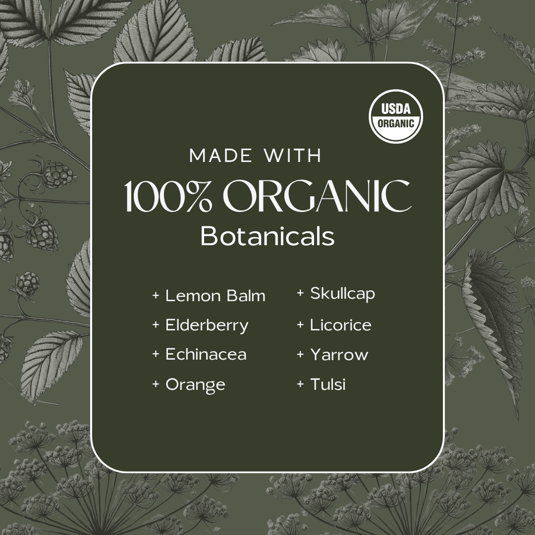 Citrus Berry Immunity Tea | Elderberry Echinacea &amp; Vitamin C - Echo Market