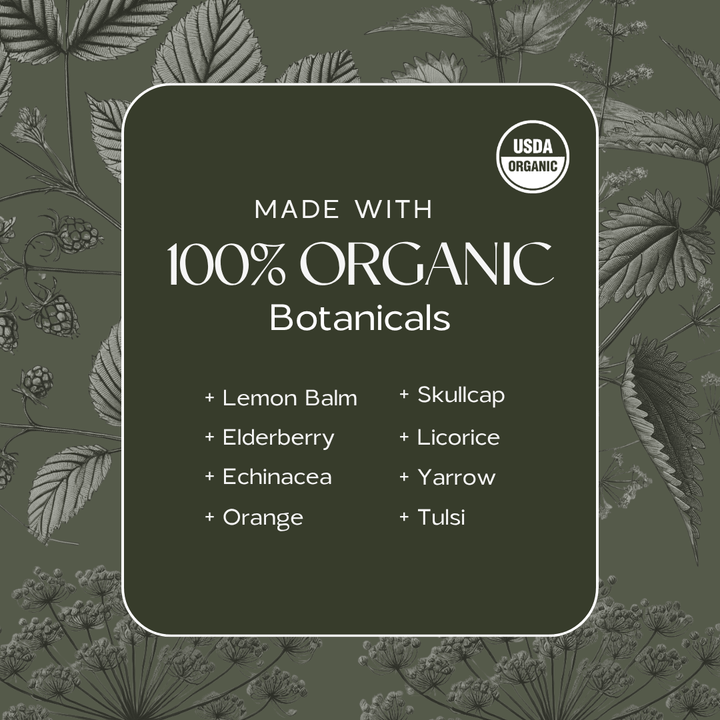 Citrus Berry Immunity Tea | Elderberry Echinacea &amp; Vitamin C - Echo Market