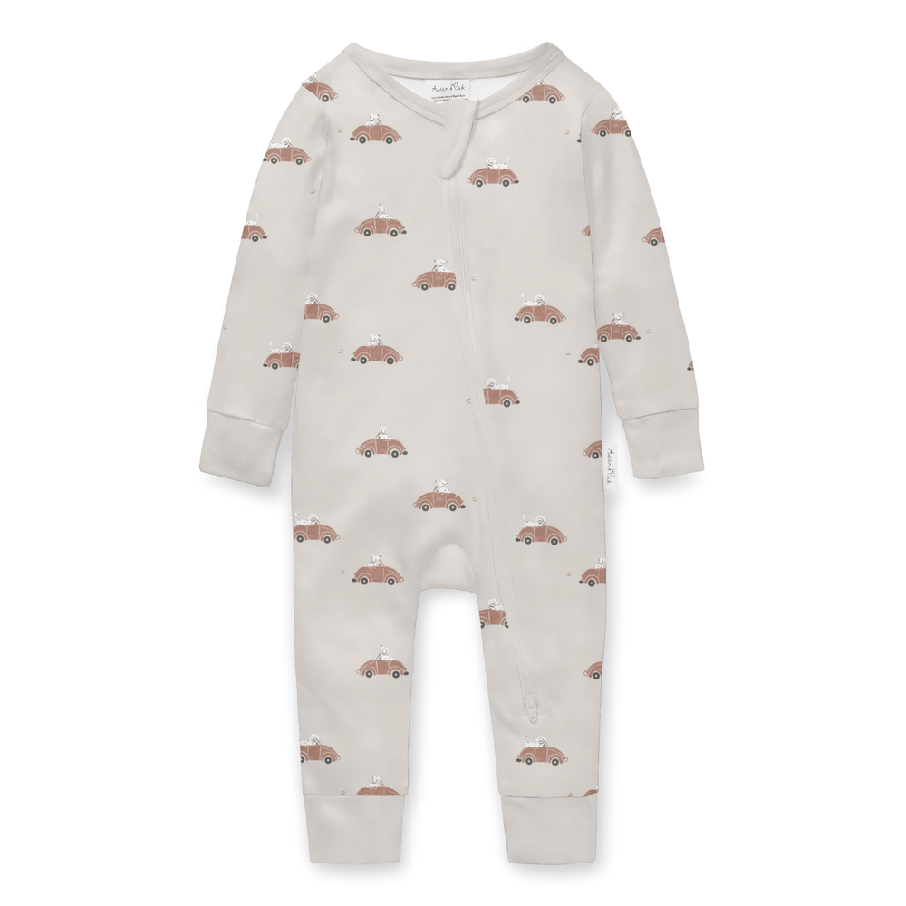 Classic Car Zip Romper - Echo Market