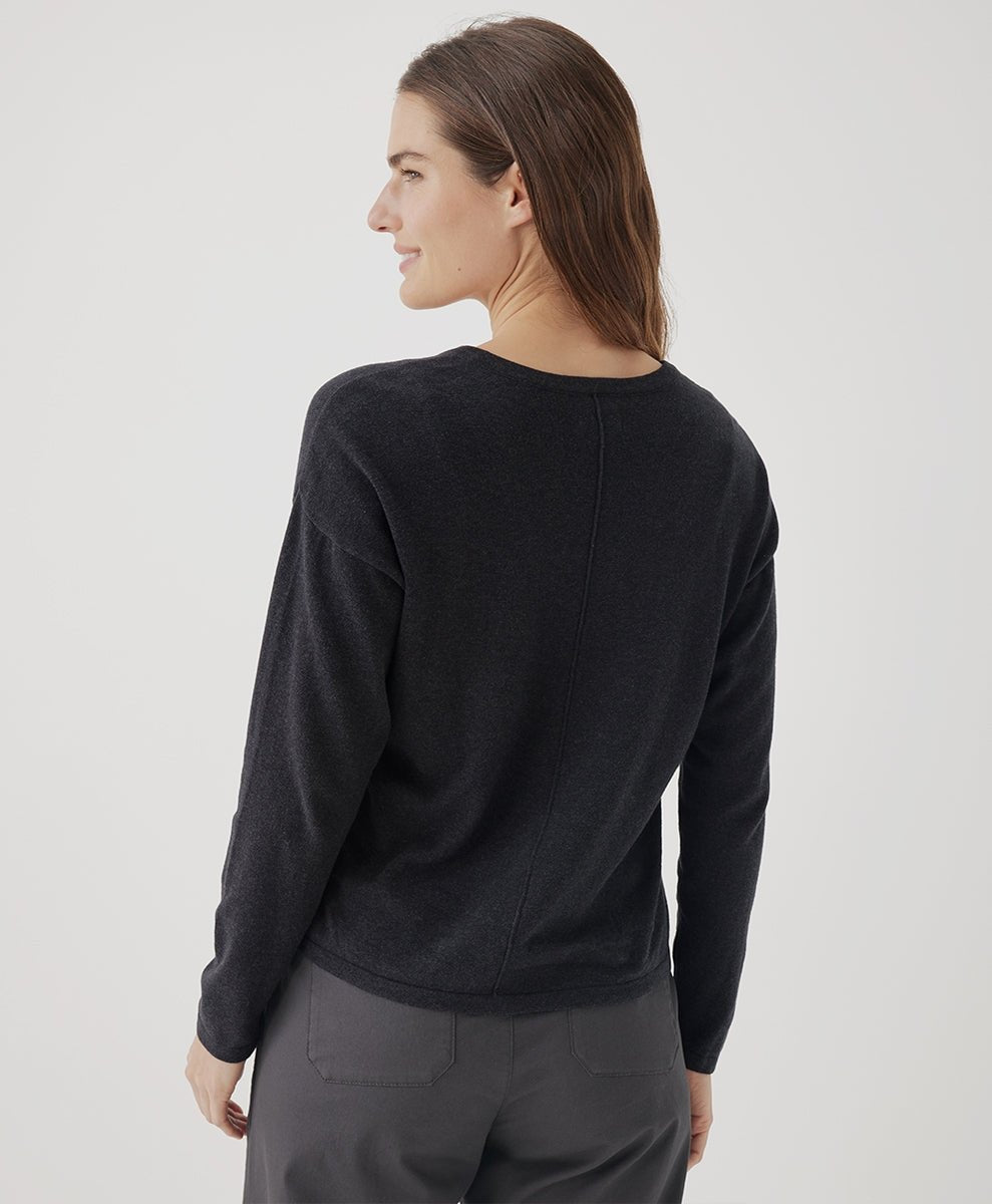 Classic Fine Knit Relaxed Sweater - Echo Market