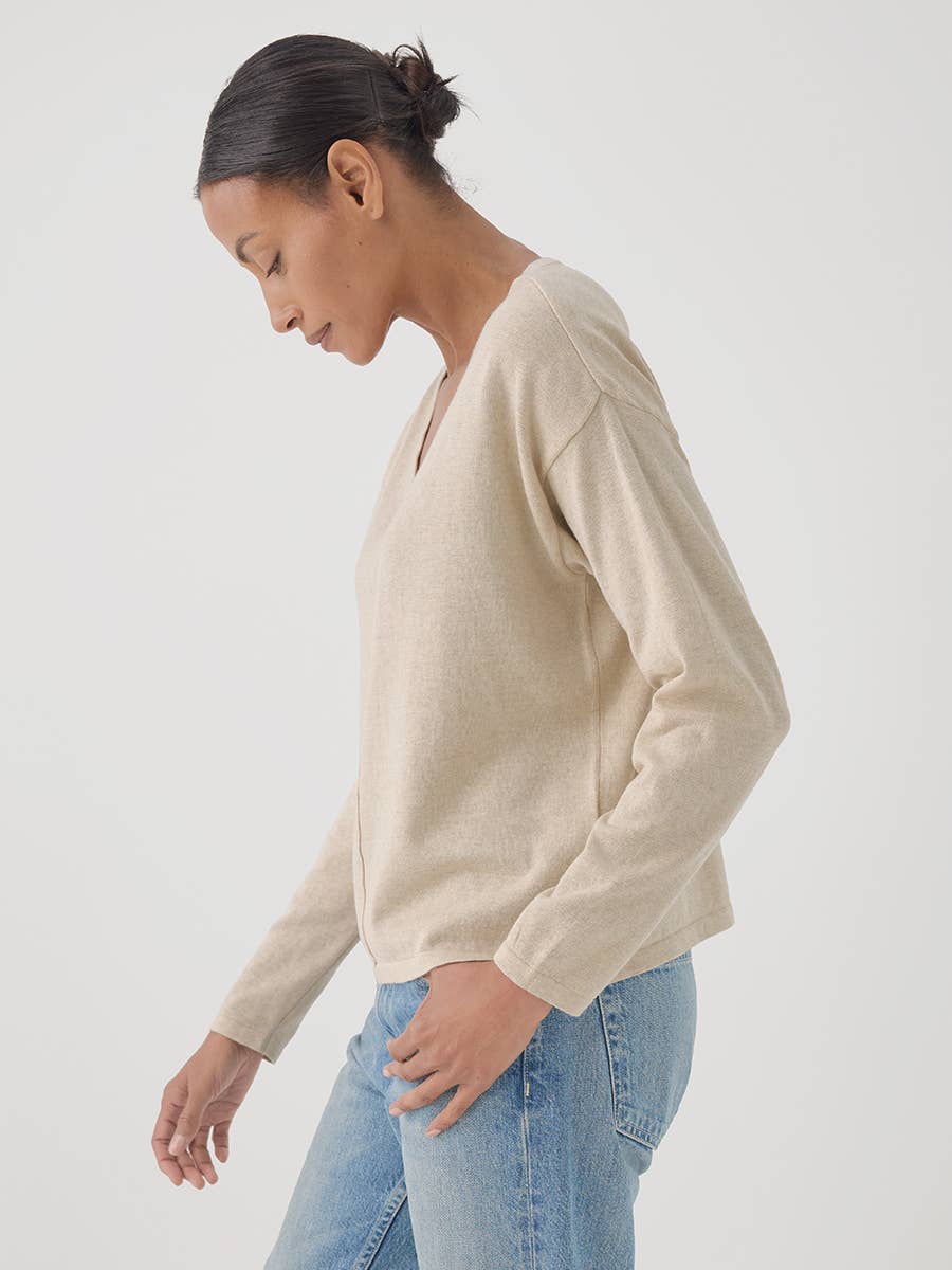 Classic Fine Knit Relaxed Sweater - Echo Market