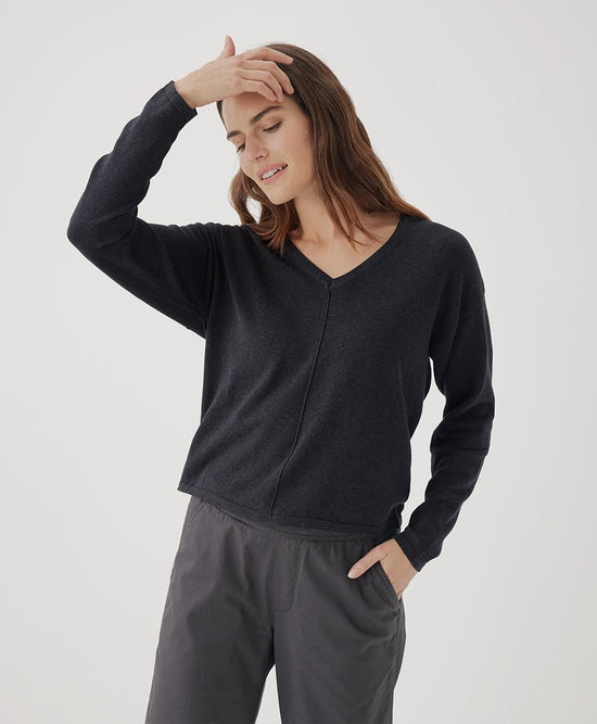 Classic Fine Knit Relaxed Sweater - Echo Market