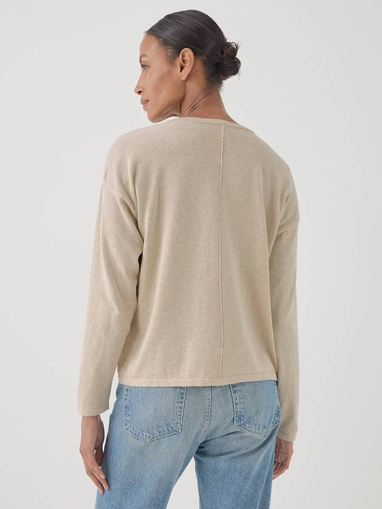 Classic Fine Knit Relaxed Sweater - Echo Market