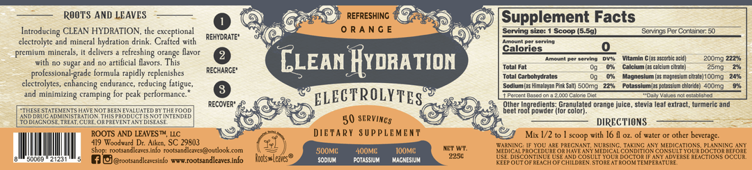 Clean Hydration Electrolytes - Echo Market