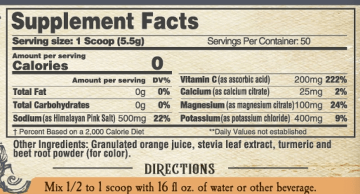 Clean Hydration Electrolytes - Echo Market