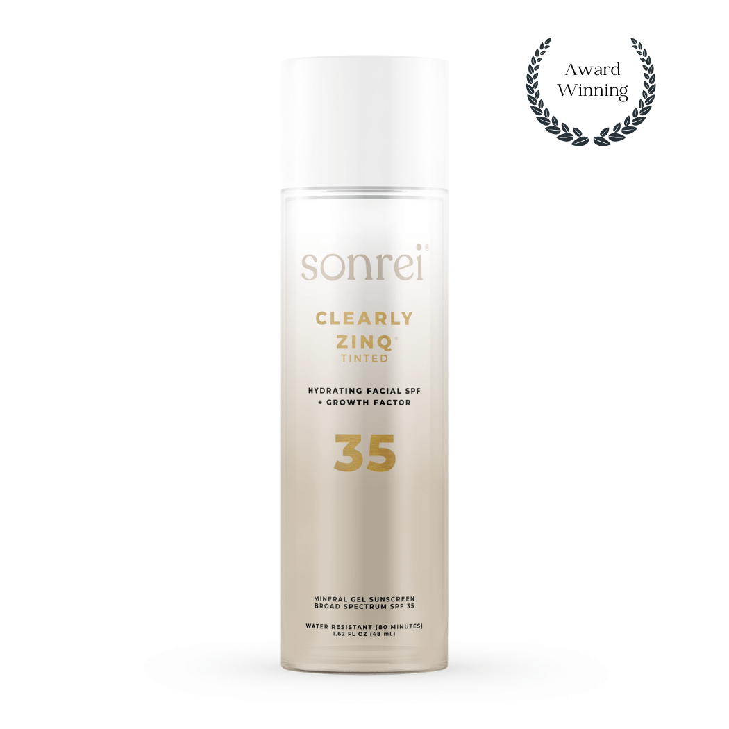 Clearly Zinq Tinted Hydrating Facial SPF 35 + Growth Factor - Echo Market