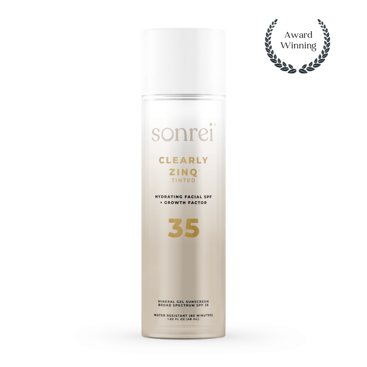 Clearly Zinq Tinted Hydrating Facial SPF 35 + Growth Factor - Echo Market