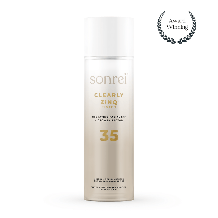 Clearly Zinq Tinted Hydrating Facial SPF 35 + Growth Factor - Echo Market
