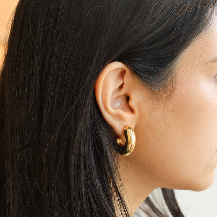 Cloud Hoops | Chunky Earrings - Echo Market