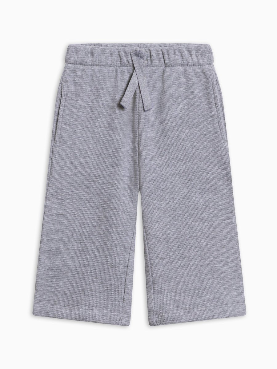 Clove Waffle Knit Straight Leg Pants | Ashen - Echo Market