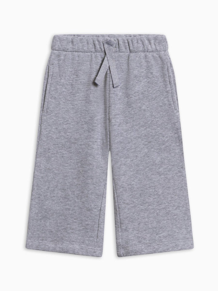Clove Waffle Knit Straight Leg Pants | Ashen - Echo Market