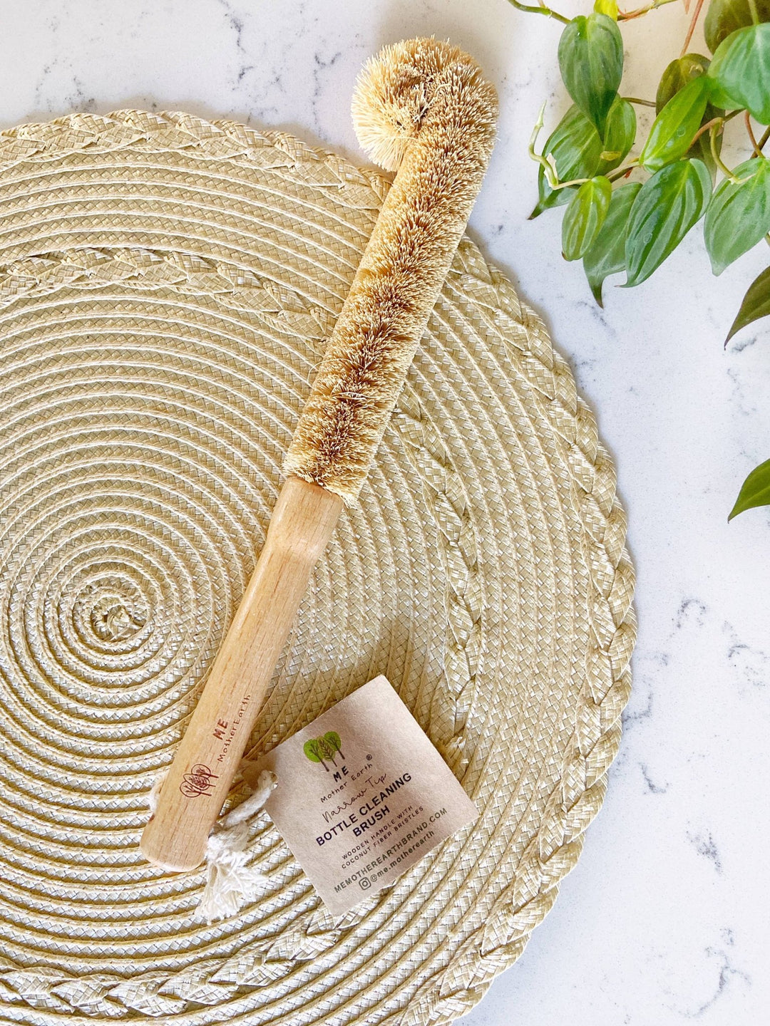 Coconut Bottle Scrub Brush - Echo Market