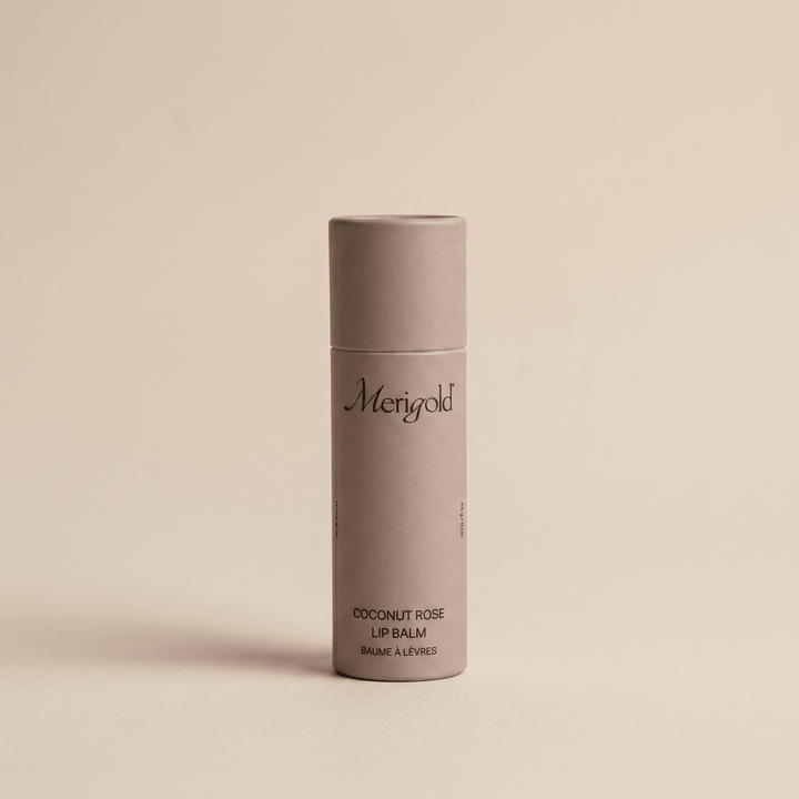 Lip balm container with &
