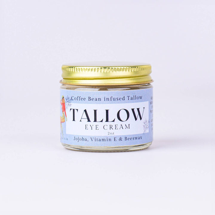 Coffee Bean Infused Tallow Eye Cream | Grass Fed Beef Tallow - Echo Market