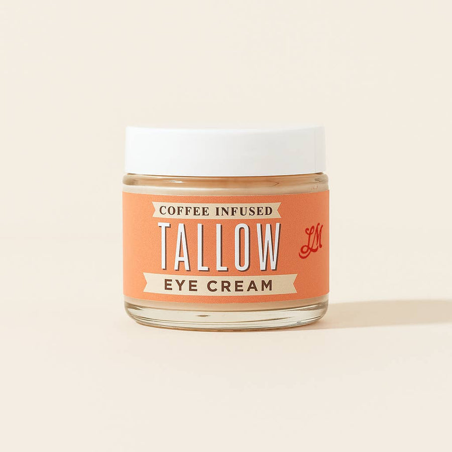 Coffee Bean Infused Tallow Eye Cream | Grass Fed Beef Tallow - Echo Market