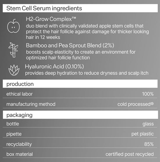 Cold Processed® Stem Cell Scalp Serum - Echo Market