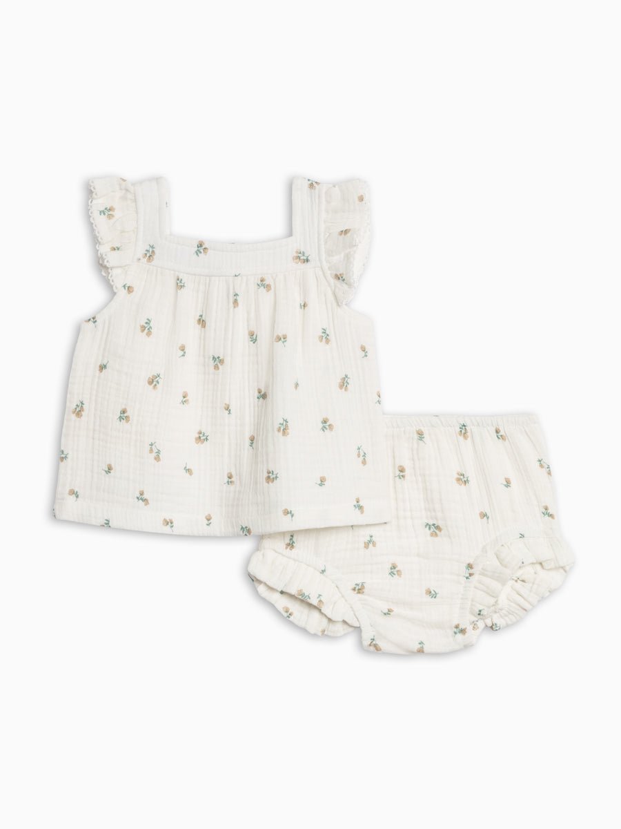 Colette Muslin Tank and Bloomer Set | Palmer Floral | Dune + Laguna - Echo Market