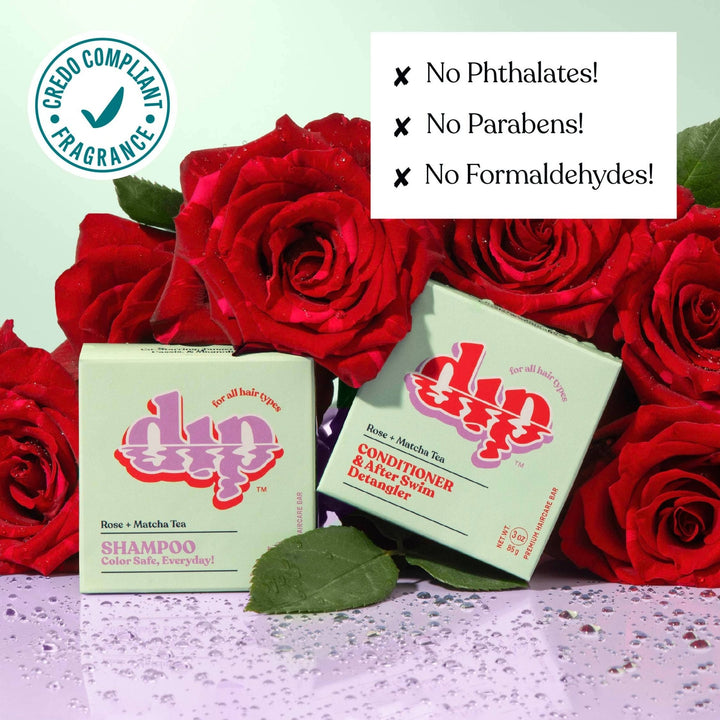 Color Safe Shampoo Bar for Every Day | Rose &amp; Matcha Tea - Echo Market