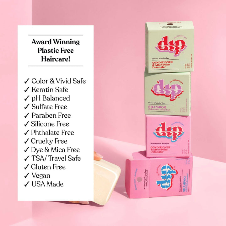 Color Safe Shampoo Bar for Every Day | Rosewater & Jasmine - Echo Market