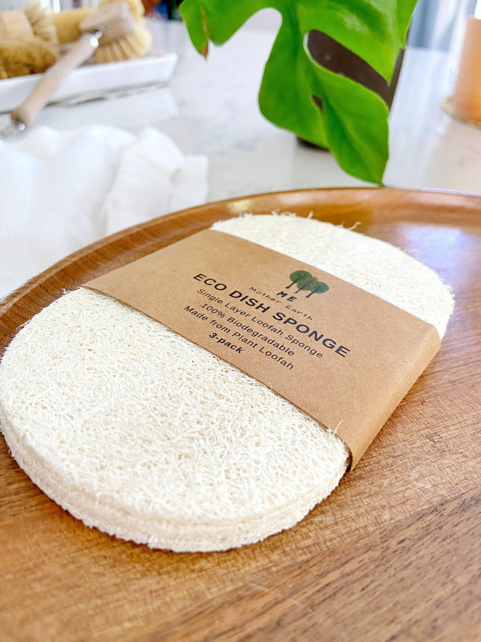 Compostable Loofah Dish Sponge | 3 - Pack - Echo Market