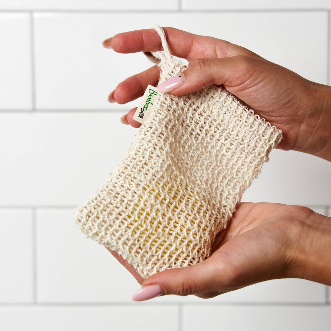 Compostable Sisal Soap Saver Bag - Echo Market