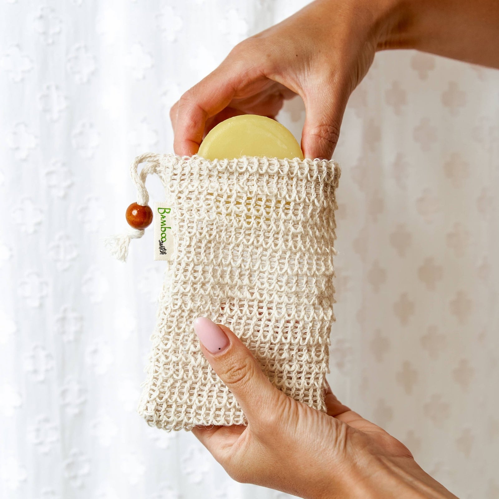 Compostable Sisal Soap Saver Bag - Echo Market