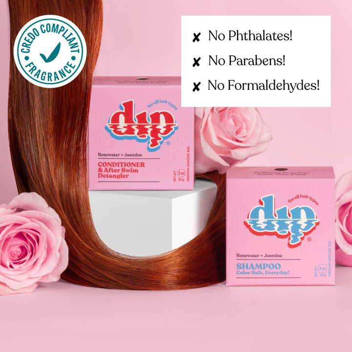 Conditioner Bar & After Swim Detangler | Rosewater & Jasmine - Echo Market