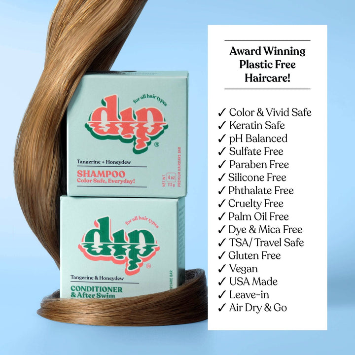 Conditioner Bar & After Swim Detangler | Tangerine & Honeydew - Echo Market