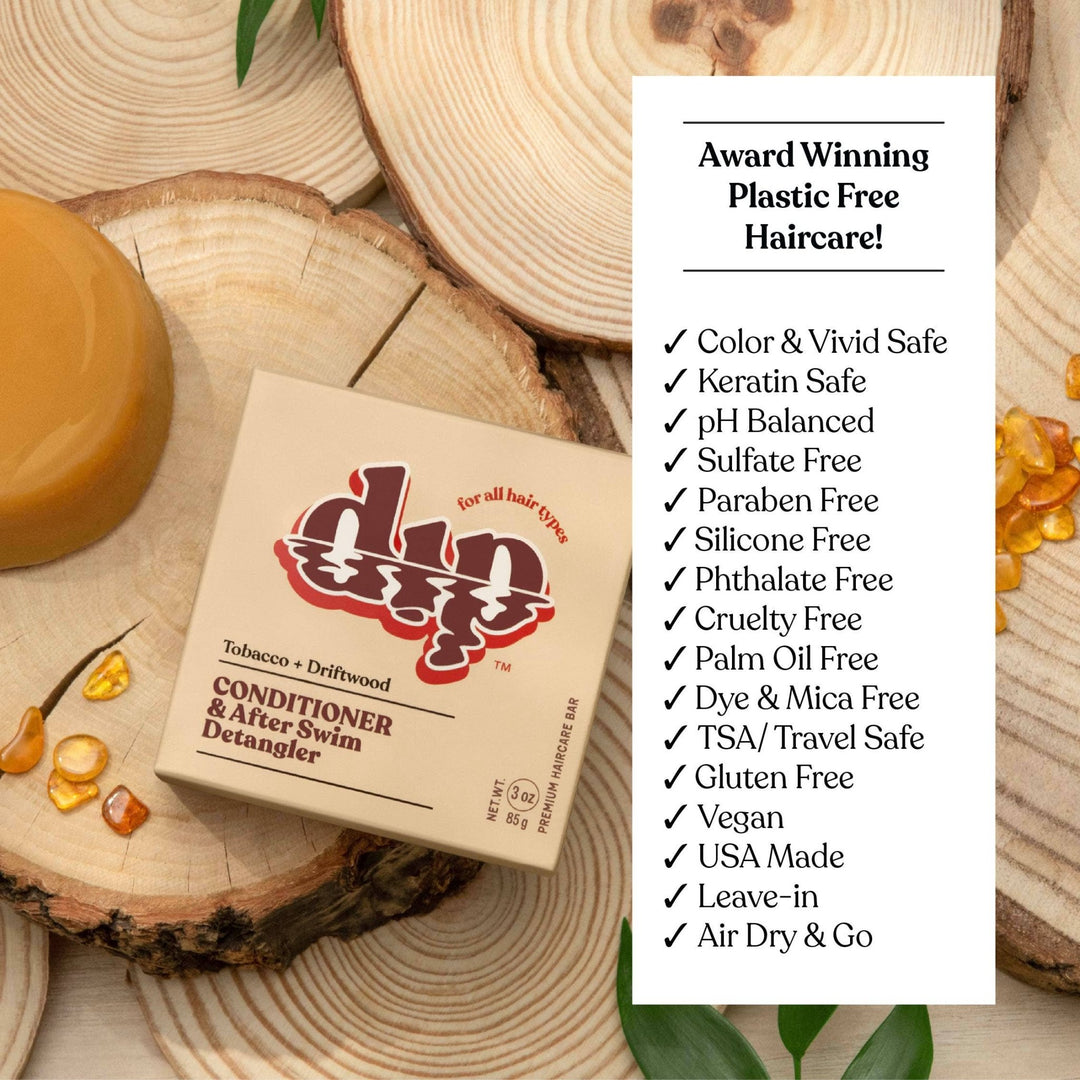 Conditioner Bar & After Swim Detangler | Tobacco & Driftwood - Echo Market