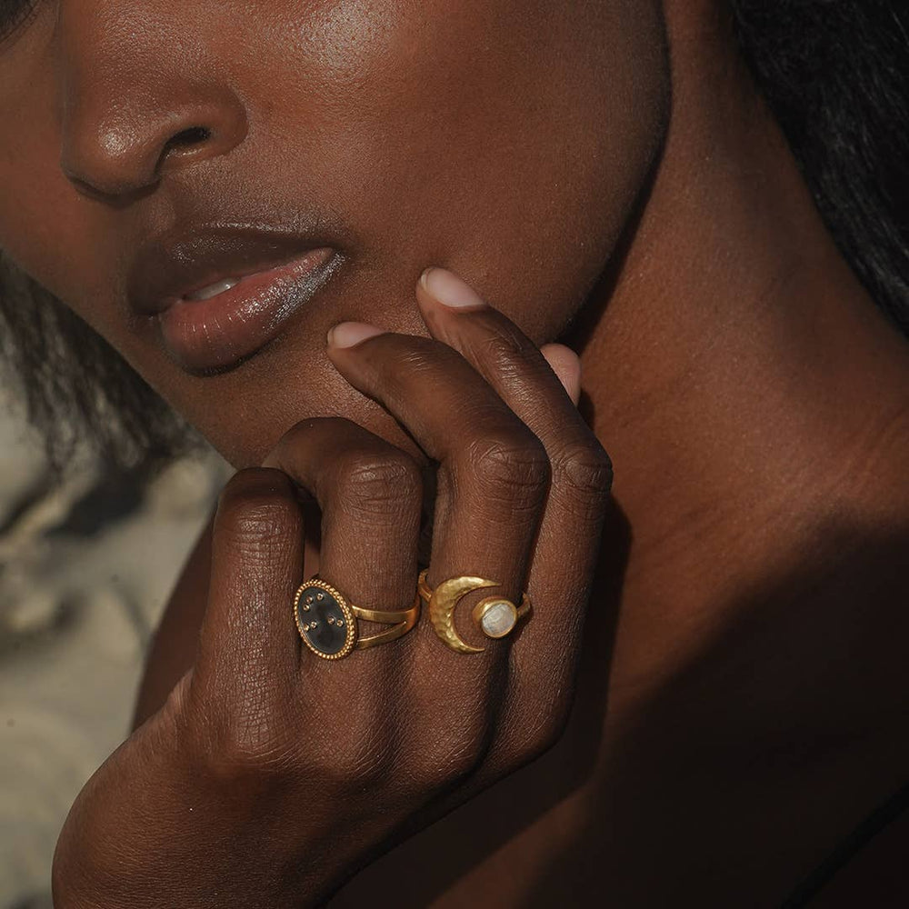 Cradled in Light Moonstone Ring - Echo Market