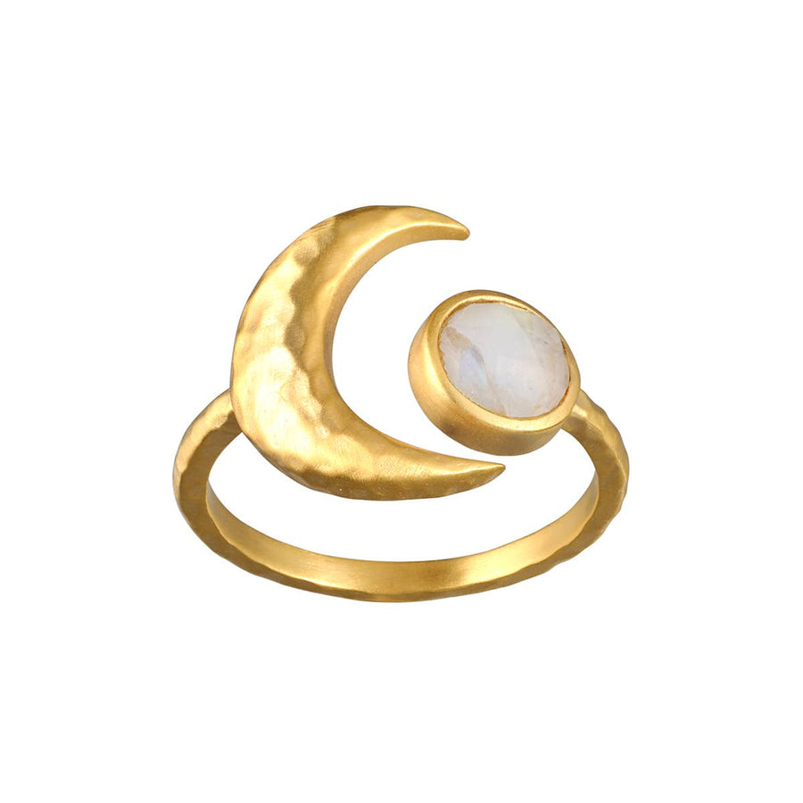 Cradled in Light Moonstone Ring - Echo Market