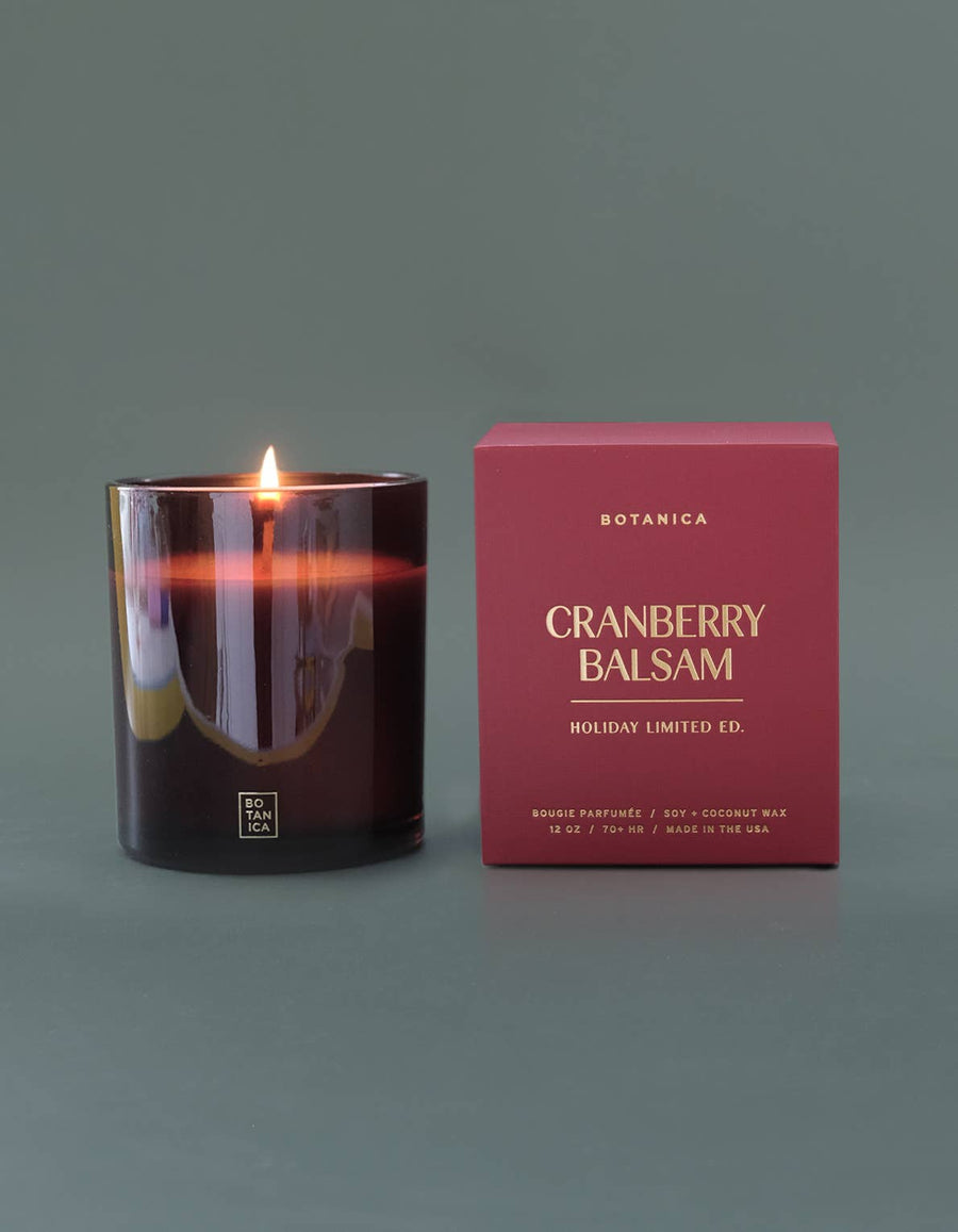 Cranberry Balsam Holiday Candle - Echo Market
