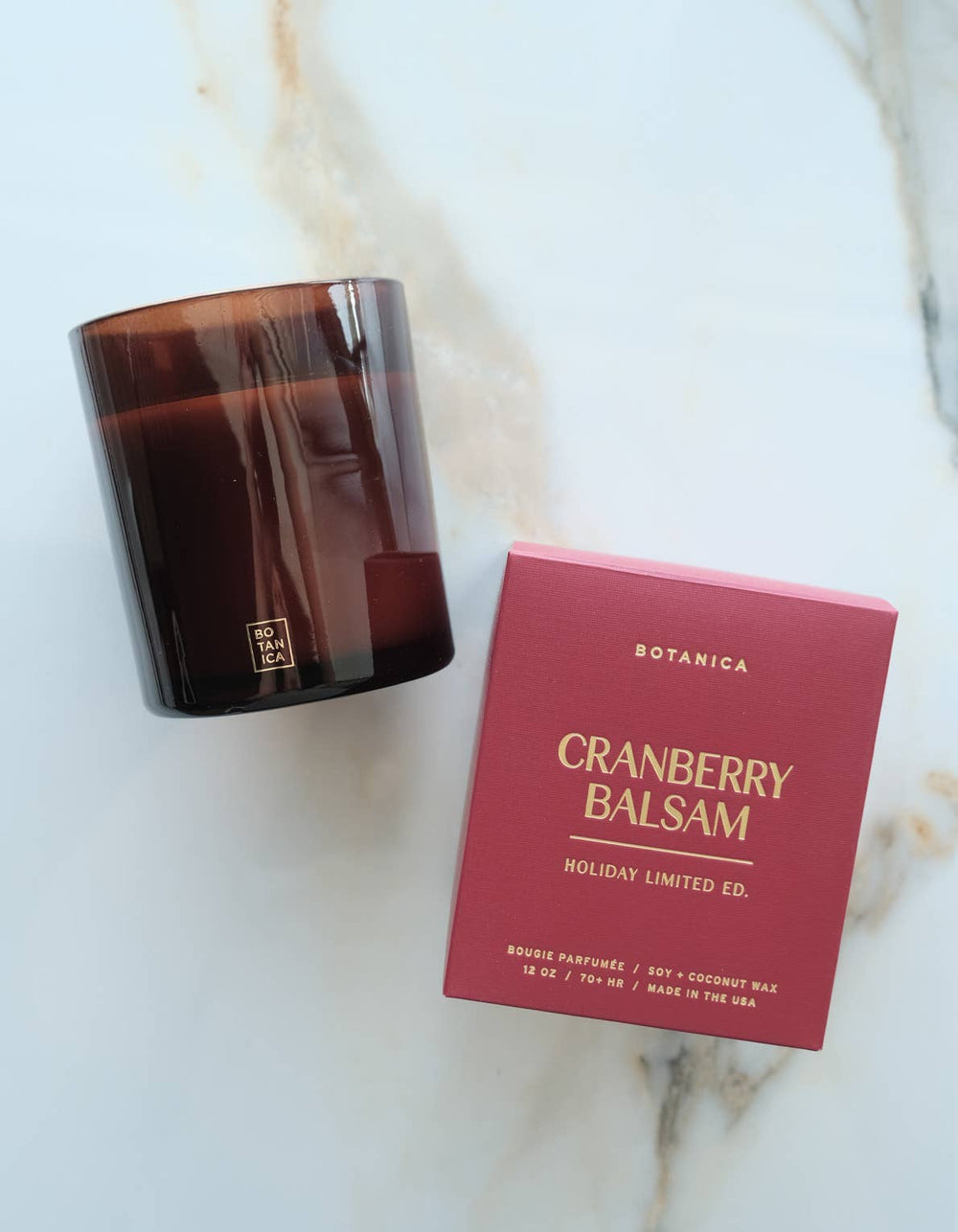 Cranberry Balsam Holiday Candle - Echo Market