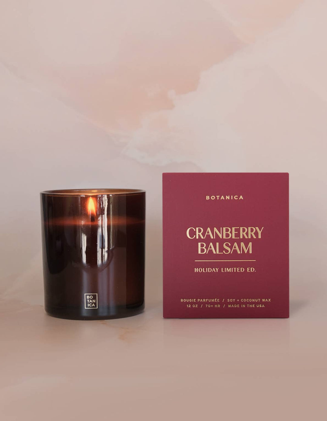 Cranberry Balsam Holiday Candle - Echo Market