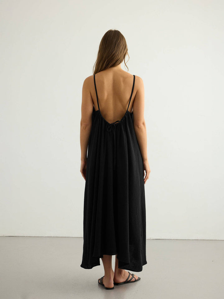 Aura Low Back Maxi Dress