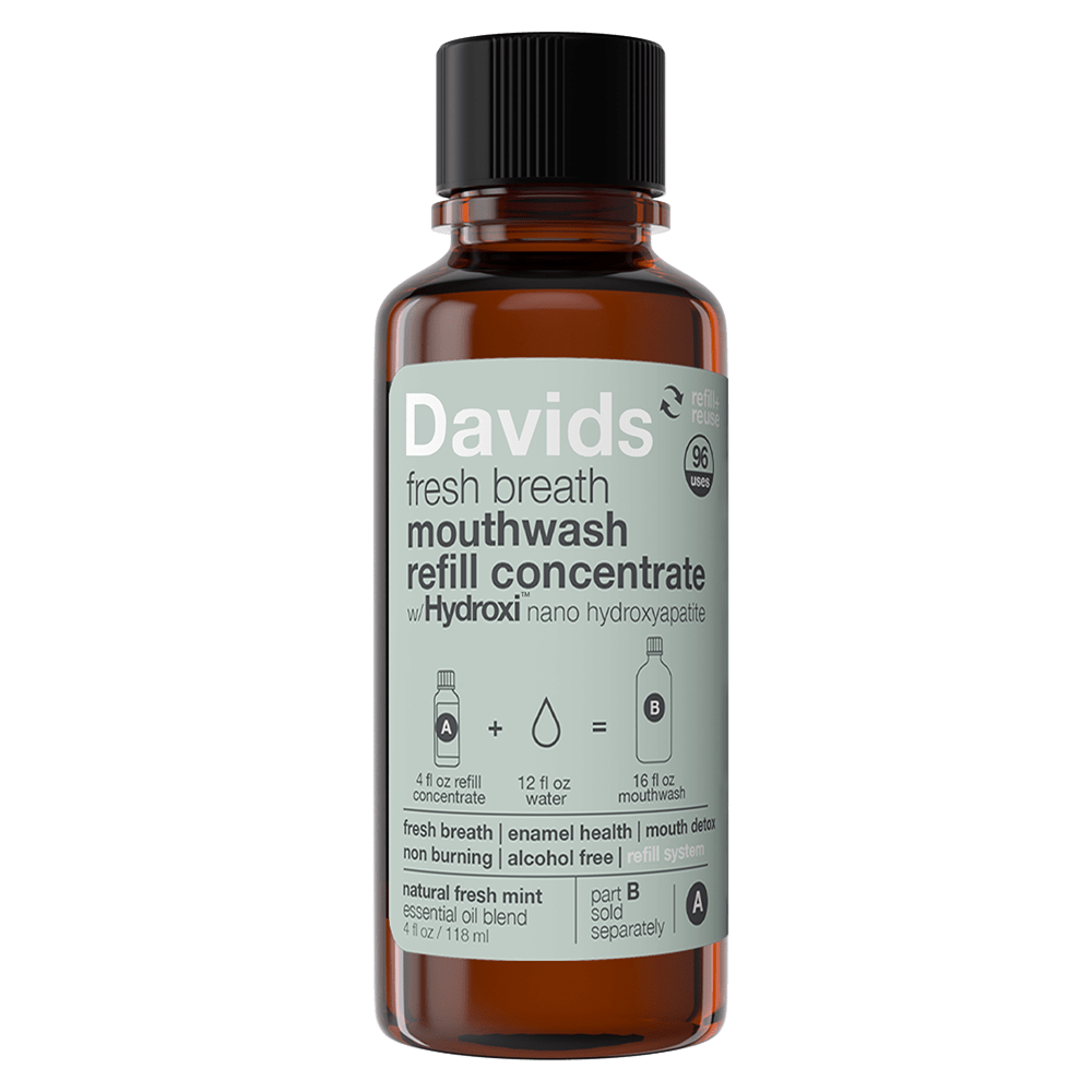 Davids Hydroxi™ Fresh Breath Mouthwash Kit | Natural Fresh Mint - Echo Market