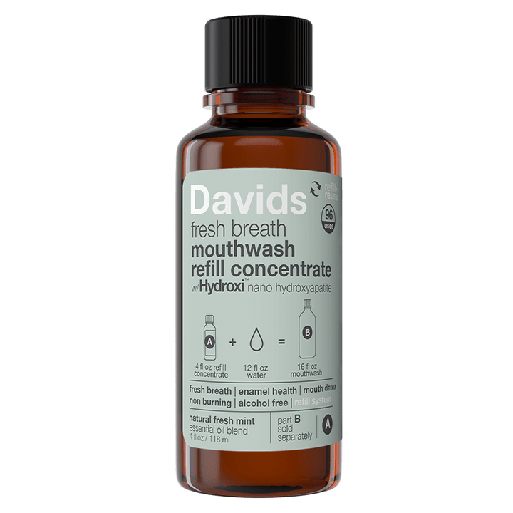 Davids Hydroxi™ Fresh Breath Mouthwash Kit | Natural Fresh Mint - Echo Market