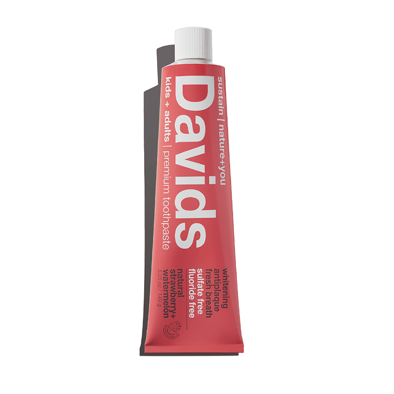 Davids Kids + Adults Premium Toothpaste | Strawberry Watermelon - Echo Market