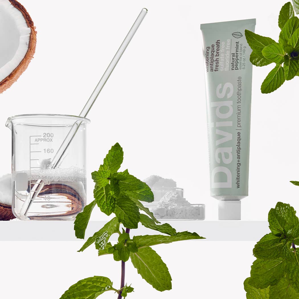 Davids Premium Toothpaste | Peppermint - Echo Market