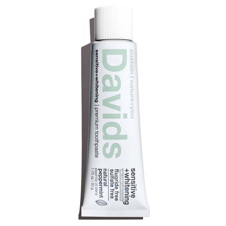 Davids Sensitive + Whitening Nano - Hydroxyapatite Premium Toothpaste | Peppermint - Echo Market