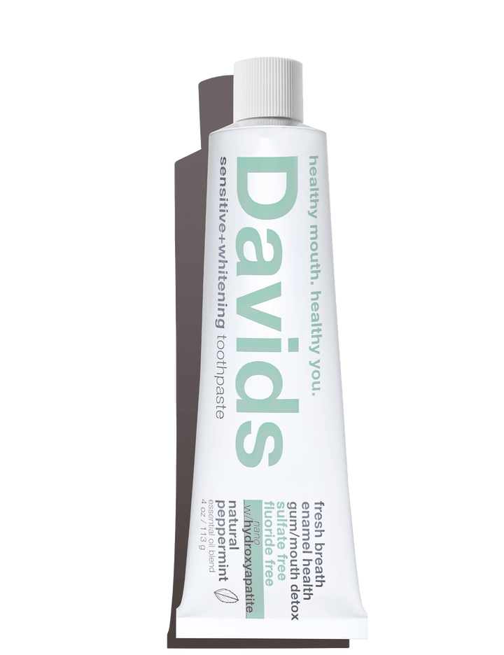 Davids Sensitive + Whitening Nano - Hydroxyapatite Premium Toothpaste | Peppermint - Echo Market