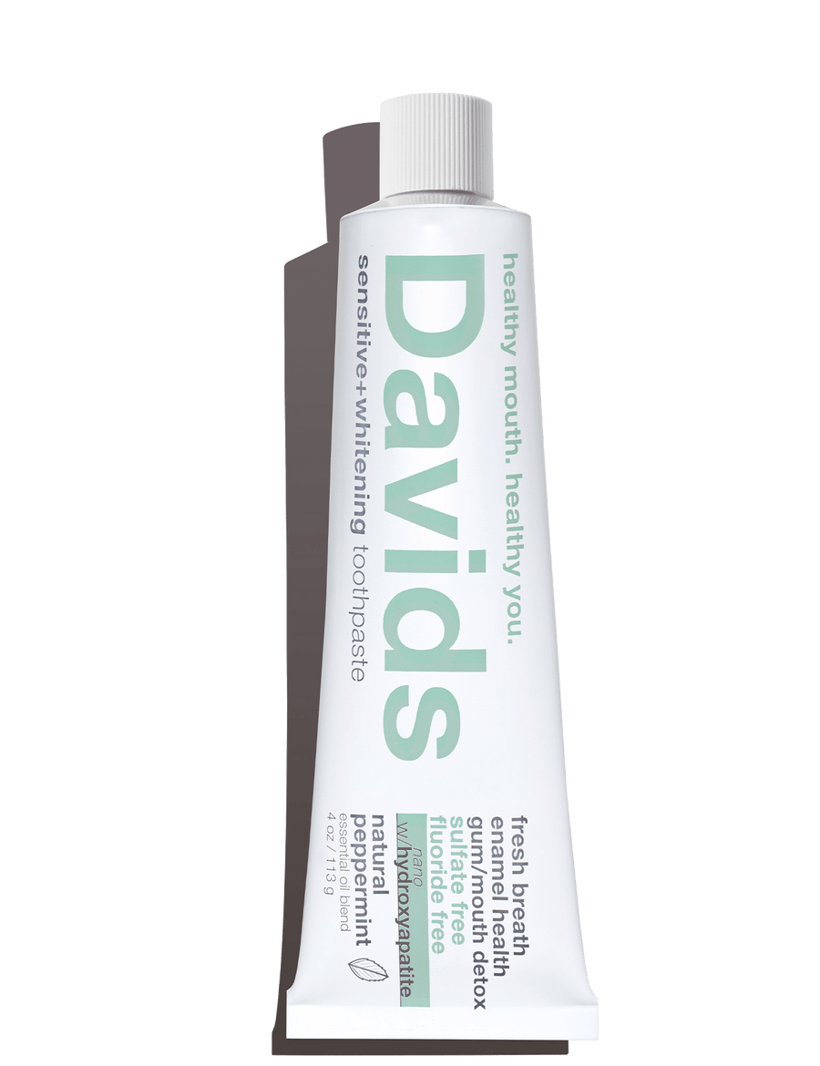 Davids Sensitive + Whitening Nano - Hydroxyapatite Premium Toothpaste | Peppermint - Echo Market