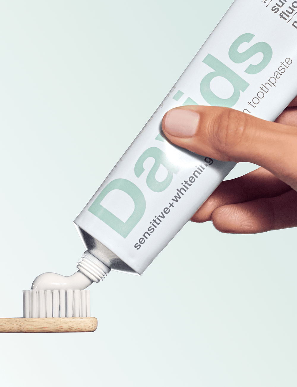 Davids Sensitive + Whitening Nano - Hydroxyapatite Premium Toothpaste | Peppermint - Echo Market