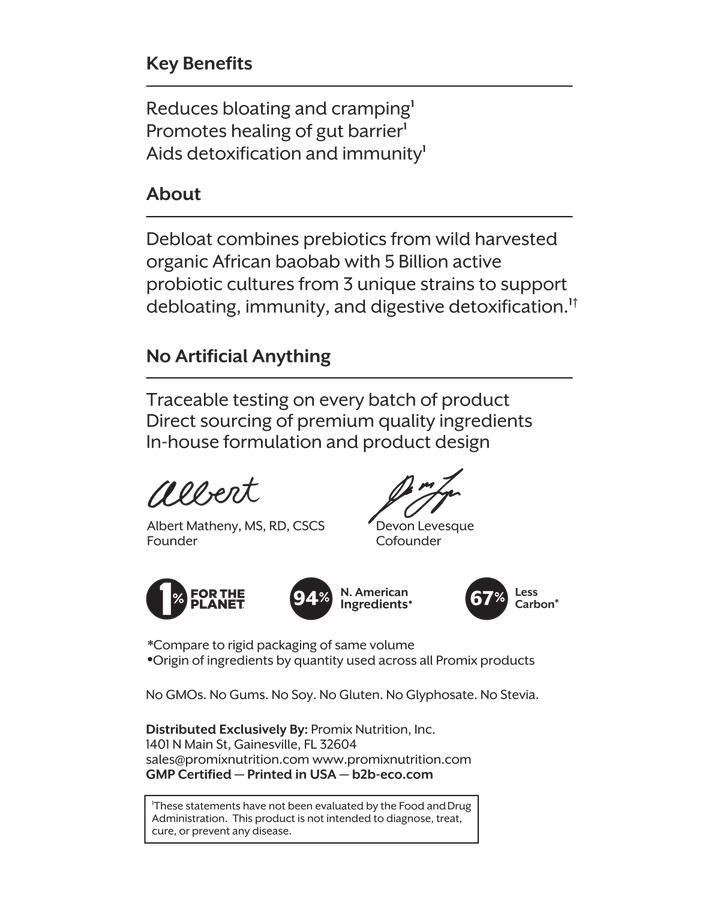 Debloat | Prebiotic + Probiotic - Echo Market