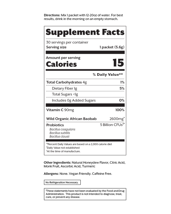Debloat | Prebiotic + Probiotic | Summer Honeydew - Echo Market